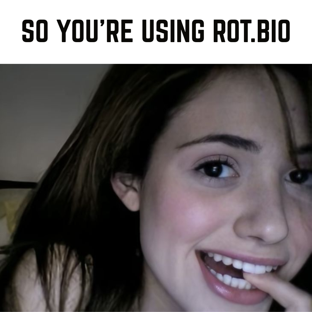 Linktree alternative vs big corp bloat comparison meme